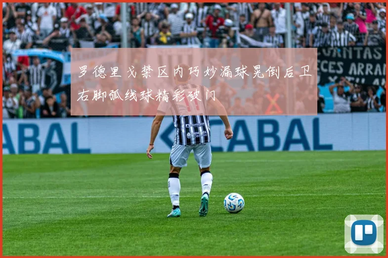 罗德里戈禁区内巧妙漏球晃倒后卫右脚弧线球精彩破门